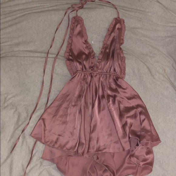 silk romper dress